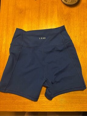 LSKD navy bike shorts